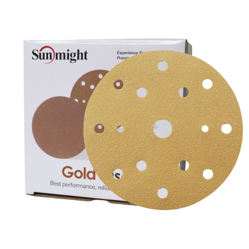 Boite de 100 Disques SUNMIGHT Gold 150mm - P400