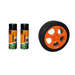 Spray Film FOLIATEC kit 2 aérosols de 400 ml orange mat