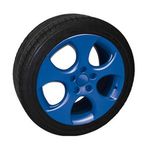 Kit aérosol de peinture caoutchouc décollable bleu brillant