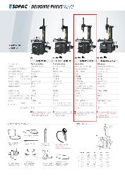 Démonte pneus Titanium 200W + Bras d'assistance SDPAC