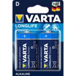 Lot de 2 Piles Alcalines D/LR20 VARTA LONGLIFE Power