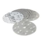 Boite de 50 disques abrasifs sur film diamtre 150 mm - 15 trous - grain 120 