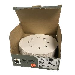 Bote de 50 disques  poncer diamtre 125mm 8 trous gr 500 Rhinogrip INDASA