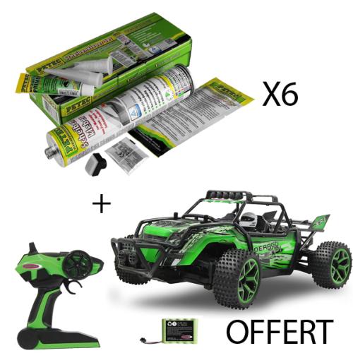Lot de 6 Kits de colle pour pare-brise PETEC + RC Buggy 