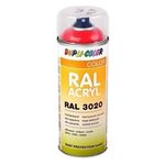 Aérosol peinture RAL 3020 rouge trafic brillant 400ml