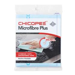 5 LAVETTES MICROFIBRE PLUS 40X34CM BLEU 156196