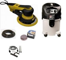 Pack premium ponceuse électrique MIRKA DEROS diam. 125/150 mm