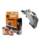 Kit peinture triers de freins Foliatec STRATOS SILVER METALLIC