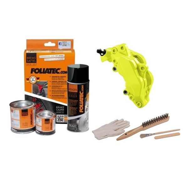 Kit peinture pour étriers de frein jaune