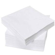 SERVIETTE DE TABLE 3000P 30X30CM 2 PLIS BLANC NH412BL