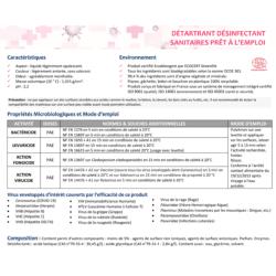 Détergent Désinfectant Sanitaires ACTIPUR PAE 750ml