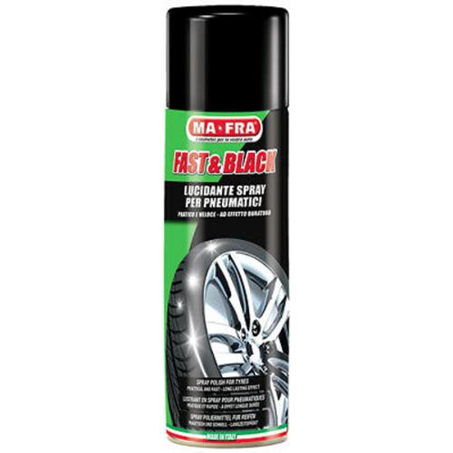 Fast & Black Spray - Lustrant pneus - MAFRA 500ML C2 - H0283