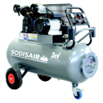 Compresseur professionnel en V sur roue - 200 litres - 3CV - 230 Volts