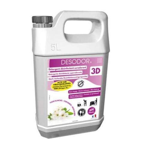 Nettoyant sol desodor 3D 5L-fleurs blanche 