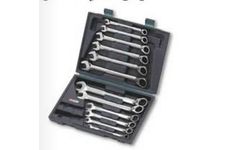 Coffret de clés mixtes à cliquet réversibles modulables