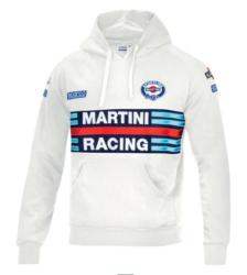 Sweat à capuche blanc Martini Racing SPARCO - Taille M