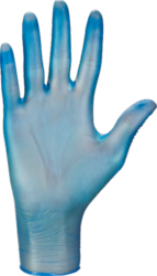 Boite de 100 Gants de protection en vinyle non poudrs, sans latex MERCATOR MEDICAL Bleus 