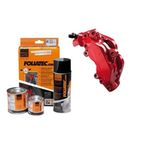 Kit peinture étriers de freins Foliatec ROUGE BRILLANT