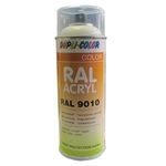 Aérosol peinture RAL 9010 blanc pur brillant 400ml