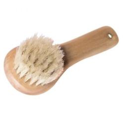 Brosse pour visage en poils de soie naturels