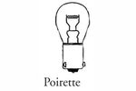 Lot 10 ampoules poirette 12 Volts 21/5 Watts