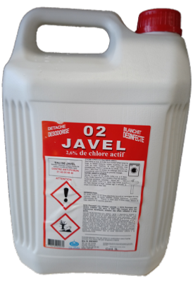 EAU DE JAVEL 2.6% 9° CHL - 5L