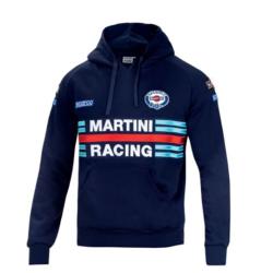 Sweat à capuche bleu marine Martini Racing SPARCO - Taille L