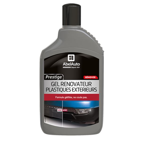 OFFRE SPECIALE !!!  Gel rénovateur plastiques extérieurs 500 ml ABELAUTO Prestige